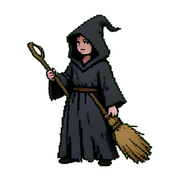 Perles de la prêtresse du vudou — sprite pixel art 256×256
