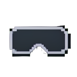 VR Headset — 256×256 pixel art sprite
