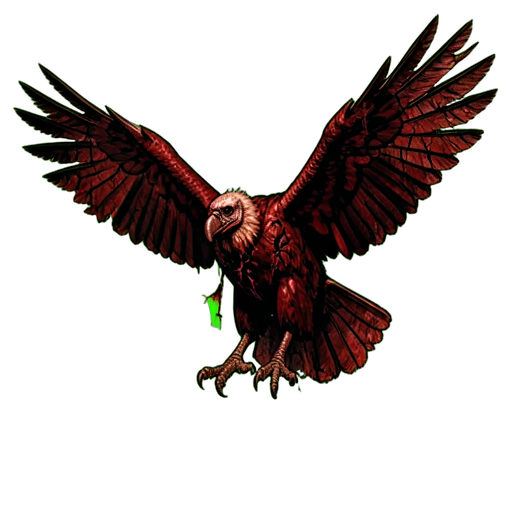 Águias Circulando Cadáver — sprite pixel art 512×512