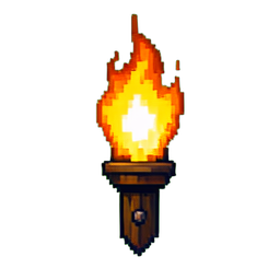Wandlaterne — 256×256 Pixel-Art-Sprite