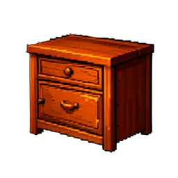クルミの郵便整理器 — 256×256 ピクセルアートスプライト
