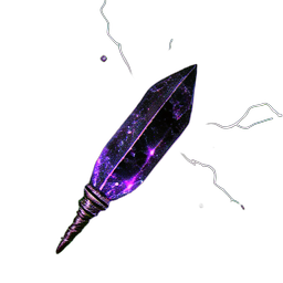 Bâton (VFX) — sprite pixel art 256×256