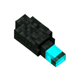 Wand (Voxel) - 256x256 pixel art sprite