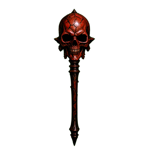 Báculo del Peregrino Errante — sprite pixel art 512×512