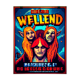 Wanted Poster - 256x256 pixel art sprite