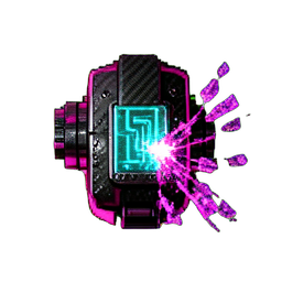 Kriegshammer (Cyberpunk) — 256×256 Pixel-Art-Sprite