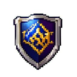 戦功メダル — 256×256 ピクセルアートスプライト