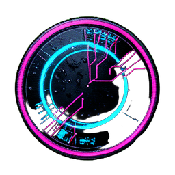 Warp Pad (Cyberpunk) - 256x256 pixel art sprite