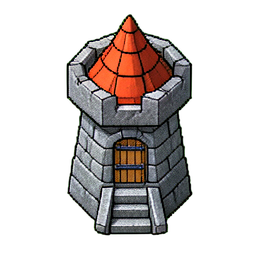 Watch Tower (16-Bit) — 256×256 pixel art sprite