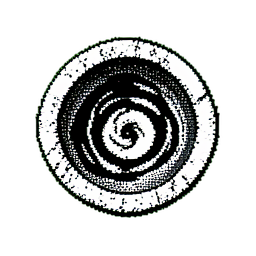 물 깊이 (1비트) — 256×256 픽셀 아트 스프라이트