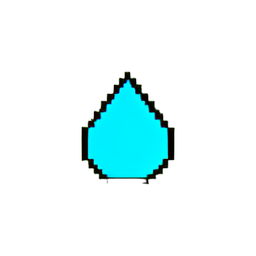 水深 (低解) — 256×256 ピクセルアートスプライト