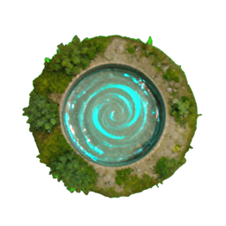 Water Pond (Atmospheric) - 256x256 pixel art sprite