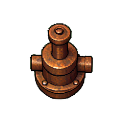 Bomba d'água (16-bit) — sprite pixel art 256×256