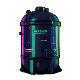 Wassertank — 256×256 Pixel-Art-Sprite
