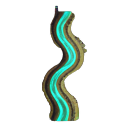 Rio de água (Atmosférica) — sprite pixel art 256×256