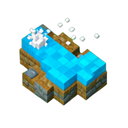 Water River (Voxel) - 256x256 pixel art sprite