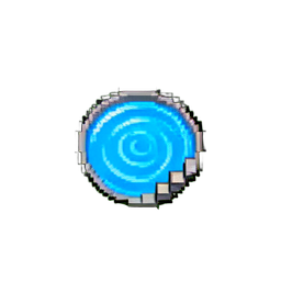 Water Shallow (16-Bit) — 256×256 pixel art sprite