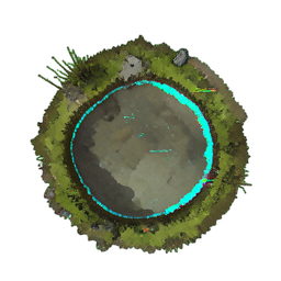 Water Shallow (Atmospheric) - 256x256 pixel art sprite