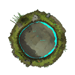 Agua Poco (Atmósfera) — sprite pixel art 256×256