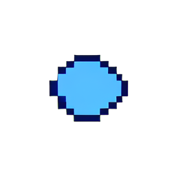 Water Shallow (Low-Res) - 256x256 pixel art sprite