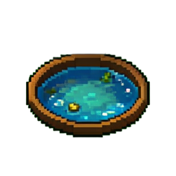 Wasserflach — 256×256 Pixel-Art-Sprite