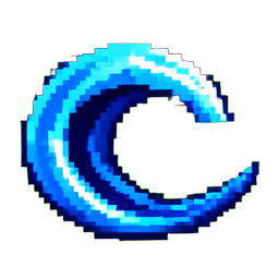 Water Wave - 256x256 pixel art sprite