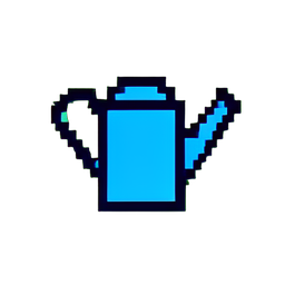 Watering Can (Low-Res) - 256x256 pixel art sprite