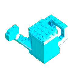 Watering Can (Voxel) - 256x256 pixel art sprite