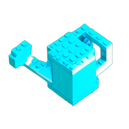 Arrosoir (Voxel) — sprite pixel art 256×256