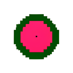 Watermelon (Low-Res) - 256x256 pixel art sprite