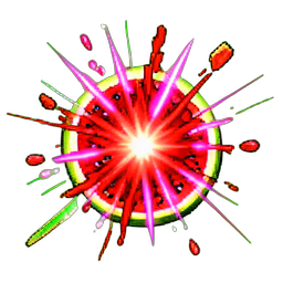 Watermelon (VFX) - 256x256 pixel art sprite