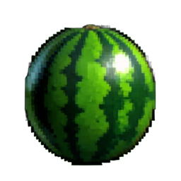 Watermelon - 256x256 pixel art sprite