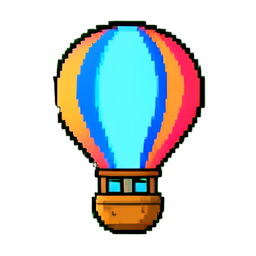 Weather Balloon Probe — 256×256 pixel art sprite