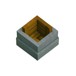 Brunnen (Voxel) — 256×256 Pixel-Art-Sprite