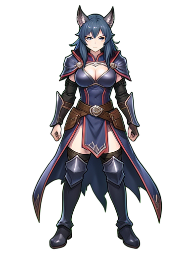 Wolf Beta Weiblich — 384×512 Pixel-Art-Sprite