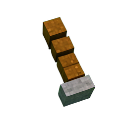 Whip Master (Voxel) - 256x256 pixel art sprite