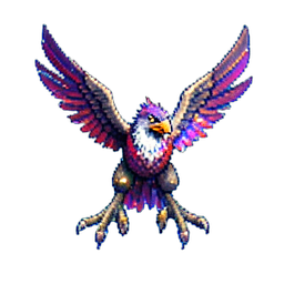 野生の雷鳥 — 256×256 ピクセルアートスプライト