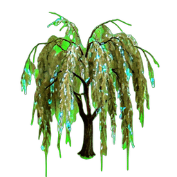 Willow Tree (Atmospheric) - 256x256 pixel art sprite