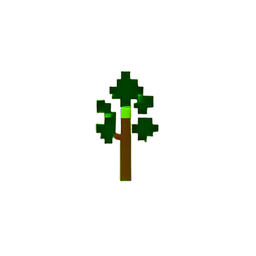 Willow Tree (Low-Res) - 256x256 pixel art sprite