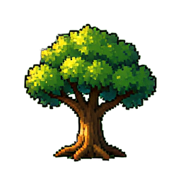 Willow Tree - 256x256 pixel art sprite