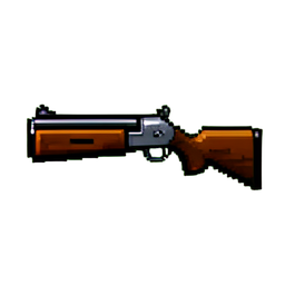 Fusil Winchester à action à levier — sprite pixel art 256×256