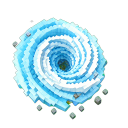 Wind Spirit (Voxel) - 256x256 pixel art sprite