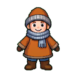 WinterbäckerSchürze — 256×256 Pixel-Art-Sprite