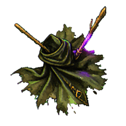 Witch Apprentice (Atmospheric) - 256x256 pixel art sprite