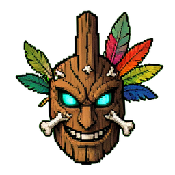 Witch Doctor (16-Bit) - 256x256 pixel art sprite