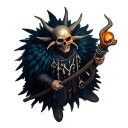 Witch Doctor (Cinematic) - 256x256 pixel art sprite