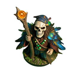 Witch Doctor (HD-2D) - 256x256 pixel art sprite