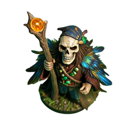 Doctora bruja (HD-2D) — sprite pixel art 256×256