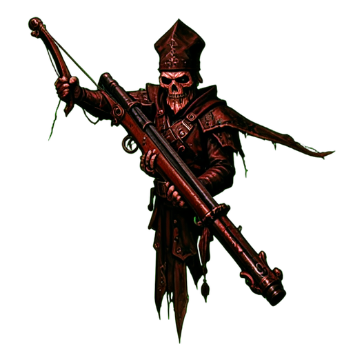 Hexe-Jäger-Bogen — 512×512 Pixel-Art-Sprite