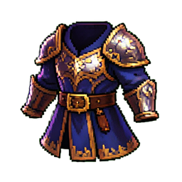 Magier-Kampfgewand — 256×256 Pixel-Art-Sprite